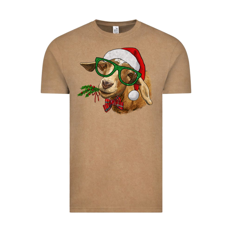 Christmas Goat Vintage Tee by RanaPortraitStore | Teevron
