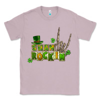 Lilac Sham rockin skeleton hand St. Patrick's Classic Tee - CowGirlArtShop