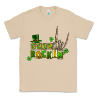 Mushroom Sham rockin skeleton hand St. Patrick's Classic Tee - CowGirlArtShop