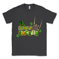 Smoke Sham rockin skeleton hand St. Patrick's Classic Tee - CowGirlArtShop