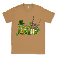 Toasted Coconut Sham rockin skeleton hand St. Patrick's Classic Tee - CowGirlArtShop