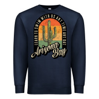 Navy Arizona Bay Swim Team Premium Sweatshirt - DesigneFamous