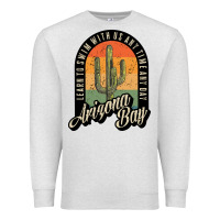 Oatmeal Heather Arizona Bay Swim Team Premium Sweatshirt - DesigneFamous