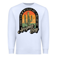 White Arizona Bay Swim Team Premium Sweatshirt - DesigneFamous