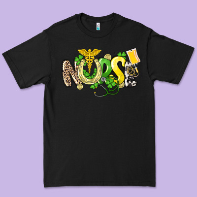 Nurse St. Patrick's Day Premium Tee Designed By Howdyjamesfarm