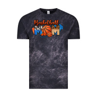 Cloud Black basketball mom Vintage Tee - FaDigitalArtStudio