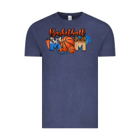 Vintage Denim basketball mom Vintage Tee - FaDigitalArtStudio