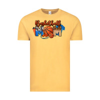 Vintage Mustard basketball mom Vintage Tee - FaDigitalArtStudio