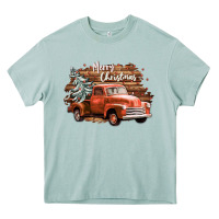 Arona merry christmas truck Heavy Core Tee - CowGirlArtShop