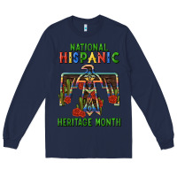 Navy thunderbird hispanic heritage month Long Sleeve Tee - BundleAndBundleShop
