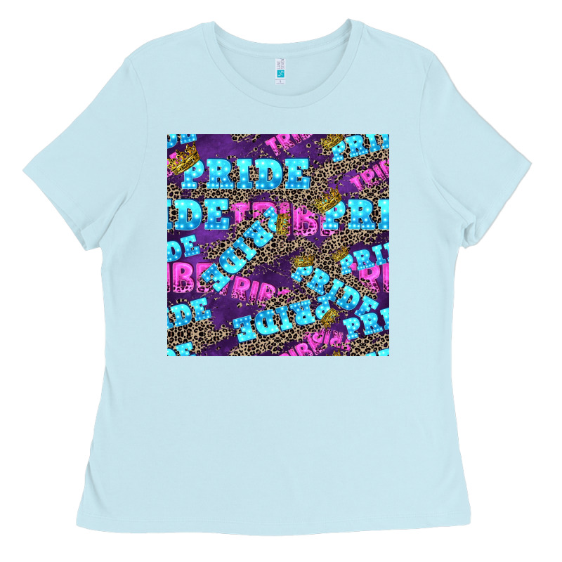 Pride Tribe Seamless Pattern Ladies Tee by FaDigitalArtStudio | Teevron