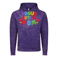 Cloud Purple LIL Autism Mom Vintage Hoodie - CowhideDigitalArt