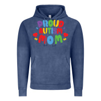 Vintage Denim LIL Autism Mom Vintage Hoodie - CowhideDigitalArt