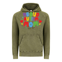 Vintage Olive LIL Autism Mom Vintage Hoodie - CowhideDigitalArt