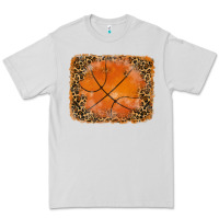 Dove Grey glitter leopard basketball background Premium Tee - RanaPortraitStore