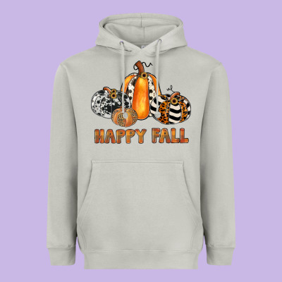 Happy Fall Heavyweight Hoodie Designed By Jahusdesignshop