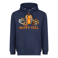 Navy happy fall Heavyweight Hoodie - JahusDesignShop
