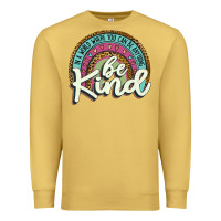 Antique Gold be kind   leopard Premium Sweatshirt - JahusDesignShop