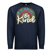Navy be kind   leopard Premium Sweatshirt - JahusDesignShop