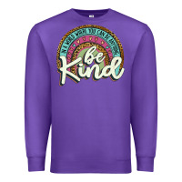 Purple be kind   leopard Premium Sweatshirt - JahusDesignShop