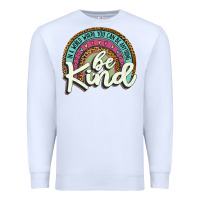 White be kind   leopard Premium Sweatshirt - JahusDesignShop