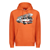 Carrot White Fire Truck Premium Hoodie - Artiststas