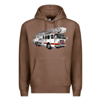 Chestnut White Fire Truck Premium Hoodie - Artiststas