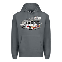 Rock White Fire Truck Premium Hoodie - Artiststas