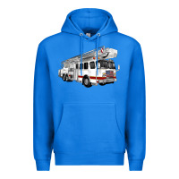 True Royal White Fire Truck Premium Hoodie - Artiststas