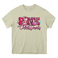 Mossy pink christmas Heavy Core Tee - CowGirlArtShop