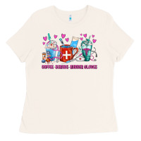 Bone Coffee Nurse Repeat Nurse Coffee Cups Ladies Tee - FaDigitalArtStudio