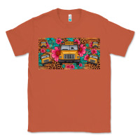 Copper school bus leopard gemstone license plate Classic Tee - Artiststas