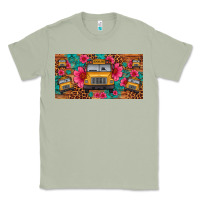 Matcha school bus leopard gemstone license plate Classic Tee - Artiststas