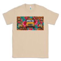 Mushroom school bus leopard gemstone license plate Classic Tee - Artiststas