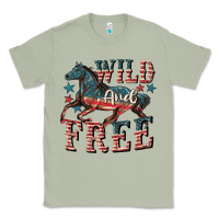 Matcha Wild and free 4th of july Classic Tee - CowGirlArtShop