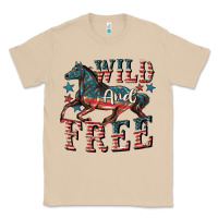 Mushroom Wild and free 4th of july Classic Tee - CowGirlArtShop