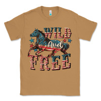 Toasted Coconut Wild and free 4th of july Classic Tee - CowGirlArtShop