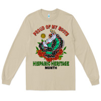 Mushroom traditional lady hispanic heritage month Long Sleeve Tee - BundleAndBundleShop