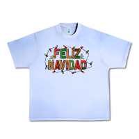 Grape Ice Feliz Navidad Urban Heavy Tee - BundleAndBundleShop
