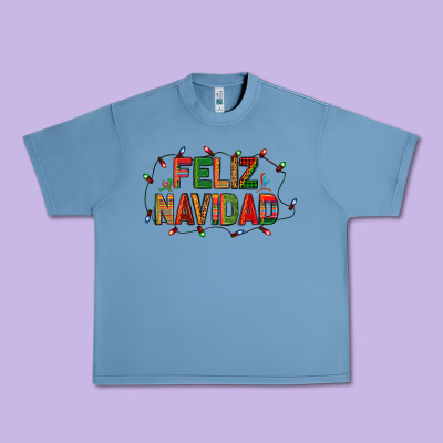 Feliz Navidad Urban Heavy Tee Designed By Bundleandbundleshop