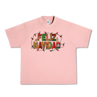Salmon Feliz Navidad Urban Heavy Tee - BundleAndBundleShop