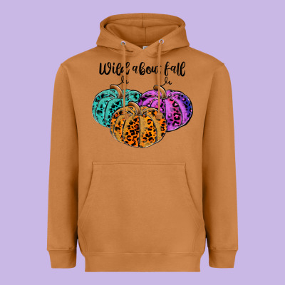 Wild Abaut Fall Heavyweight Hoodie Designed By Jahusdesignshop