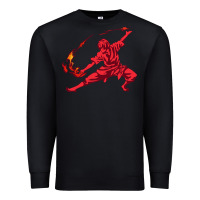 Black zuko Premium Sweatshirt - DesigneFamous