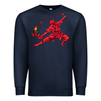 Navy zuko Premium Sweatshirt - DesigneFamous