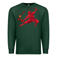 Sports Green zuko Premium Sweatshirt - DesigneFamous