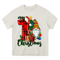 Cream my first christmas gnome Heavy Core Tee - CowGirlArtShop
