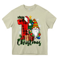 Mossy my first christmas gnome Heavy Core Tee - CowGirlArtShop