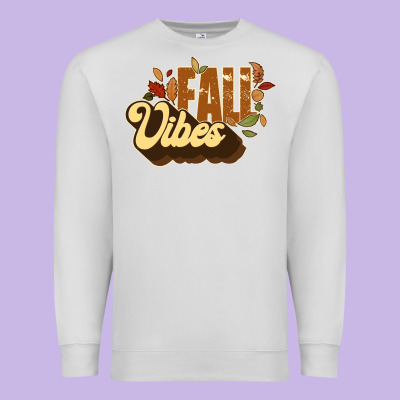 Fall Vibes Premium Sweatshirt Designed By Jahusdesignshop