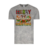 Cloud Rock merry christmas with cupcake bbs Vintage Tee - BundleAndBundleShop