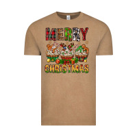 Vintage Coffee merry christmas with cupcake bbs Vintage Tee - BundleAndBundleShop